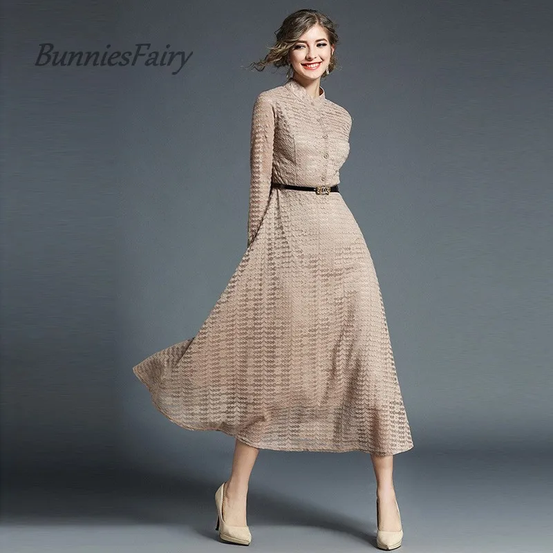 Bunniesfairy 2018 Весна Стенд ошейник с длинным рукавом Однобортный выдалбливают