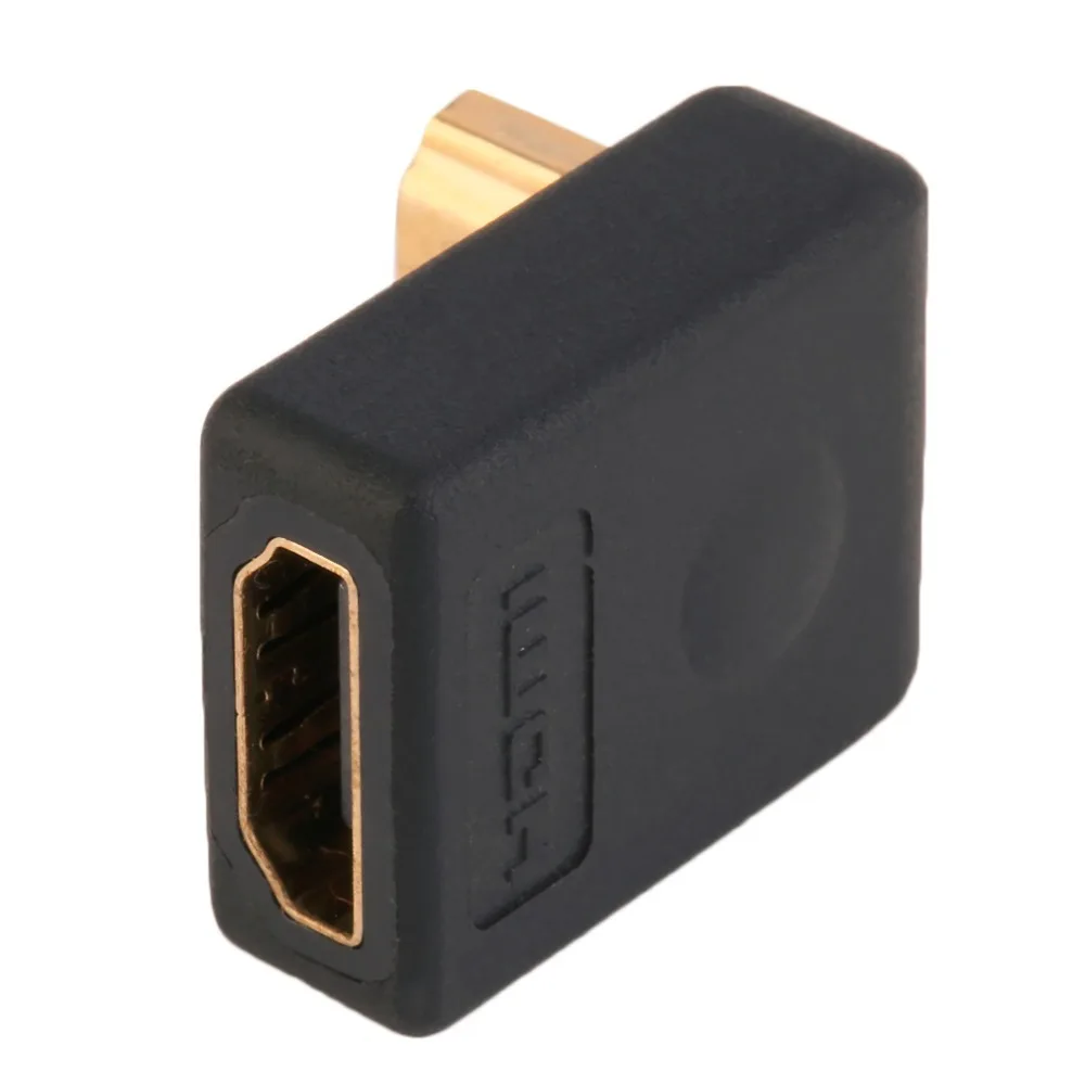 90 градусов HDMI A папа к женскому порту адаптер правый угол расширения конвертер |