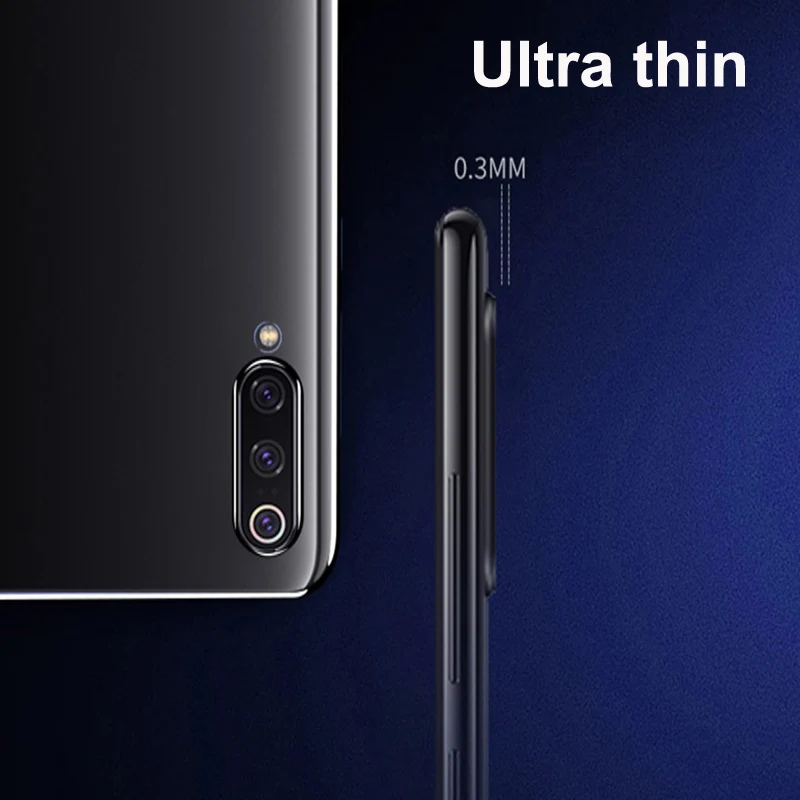 Оригинальный цветной чехол для xiaomi mi 9/ 9 se мягкий силиконовый с гальваническим
