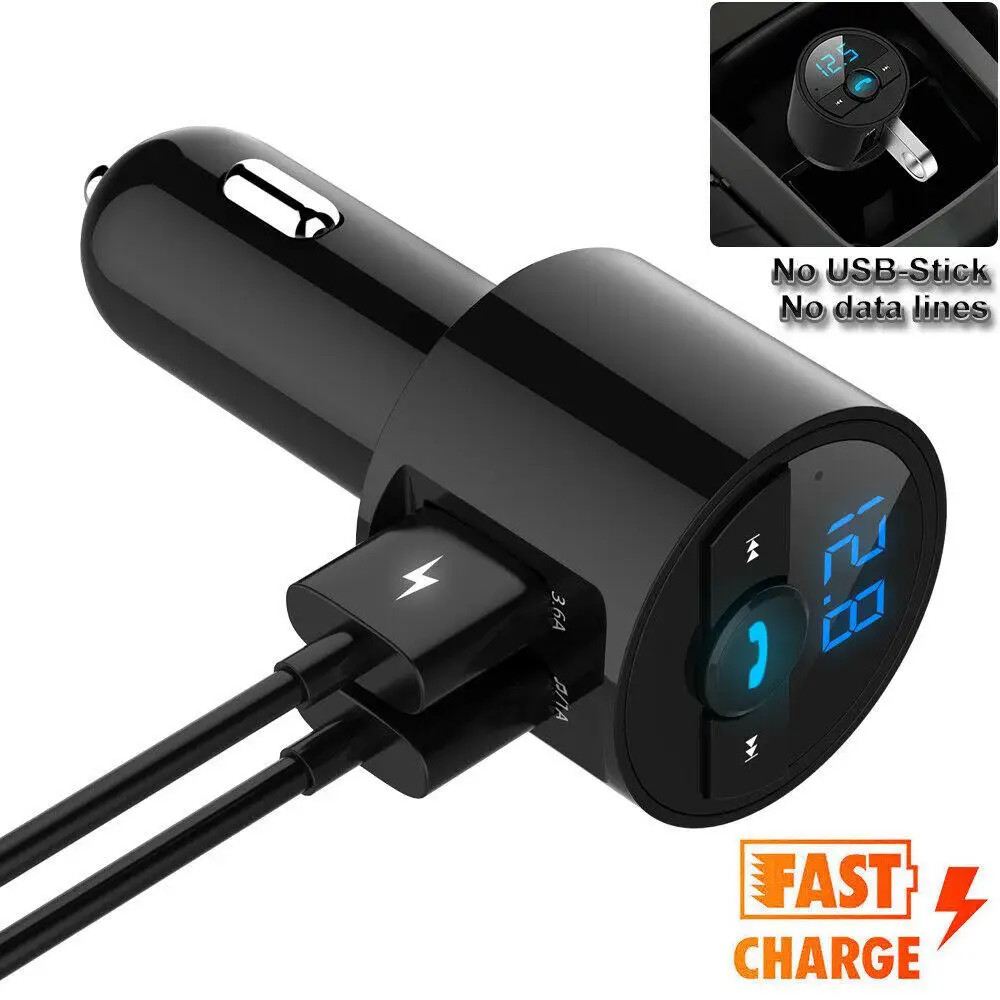 Acekool BT28 автомобильный Bluetooth сигарный штекер fm-передатчик MP3 плеер Радио адаптер Комплект USB зарядное устройство r20