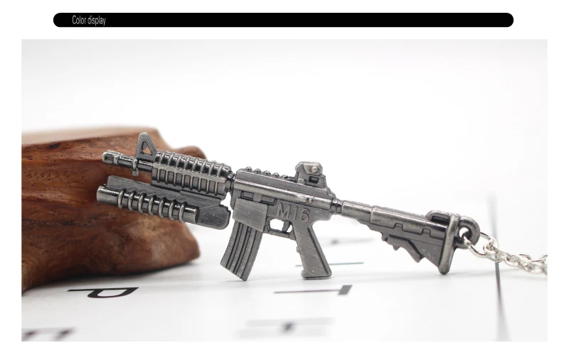 Мода стрельба игры AK47 M416 AWM моделирование пистолет индивидуальный кулон, ожерелье крутые мужчины металла пистолет ожерелье с кулоном в форме пистолета