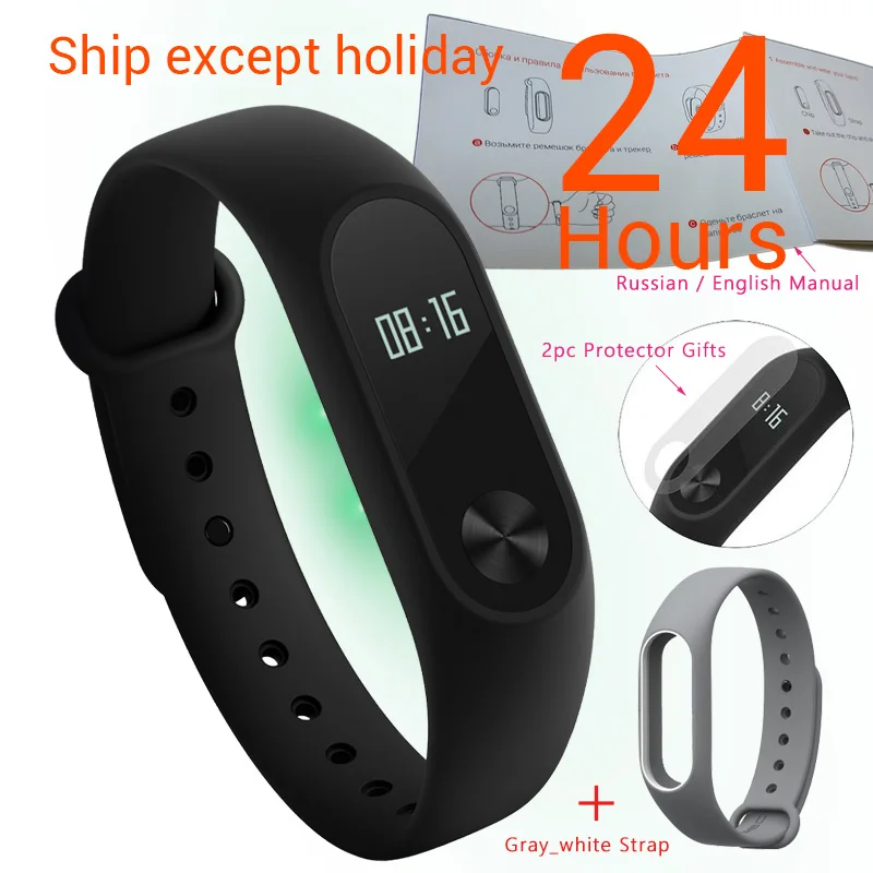 Mi band 2 n strap Xiaomi mi-браслет 2 смарт-браслет Bluetooth фитнес-браслет mi Band 2 OLED экран Сенсорная панель Пульс IP67 - Цвет: Mi band 2 n strap