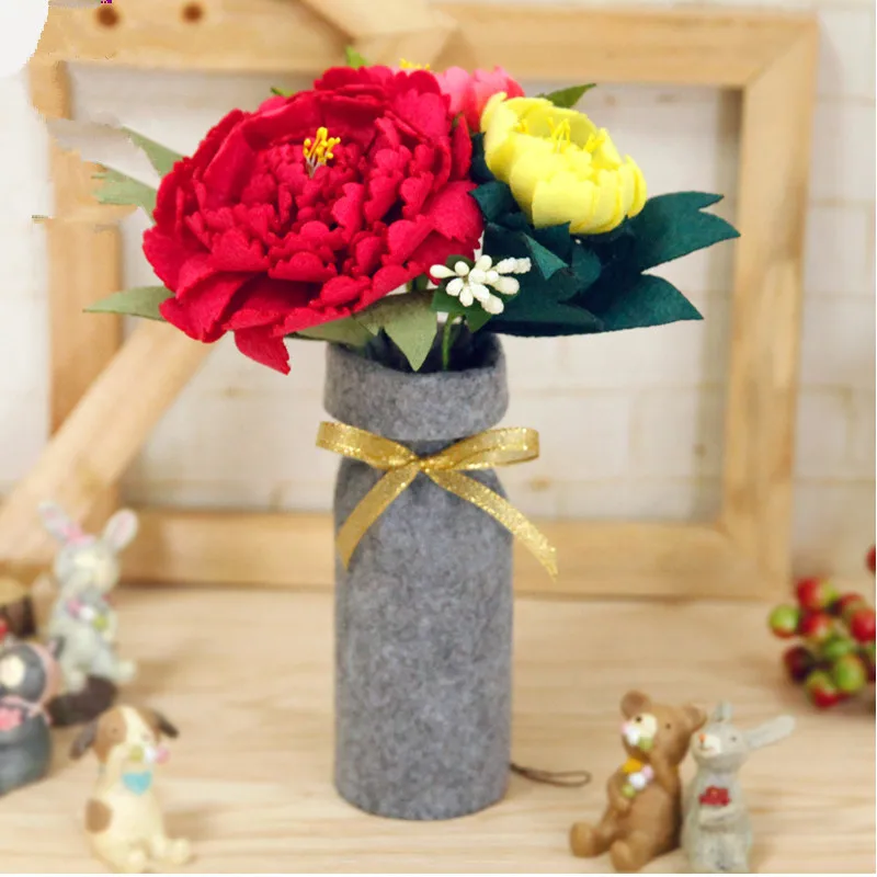 Ручной работы войлочные цветы День матери подарок подруге Войлочная игрушка