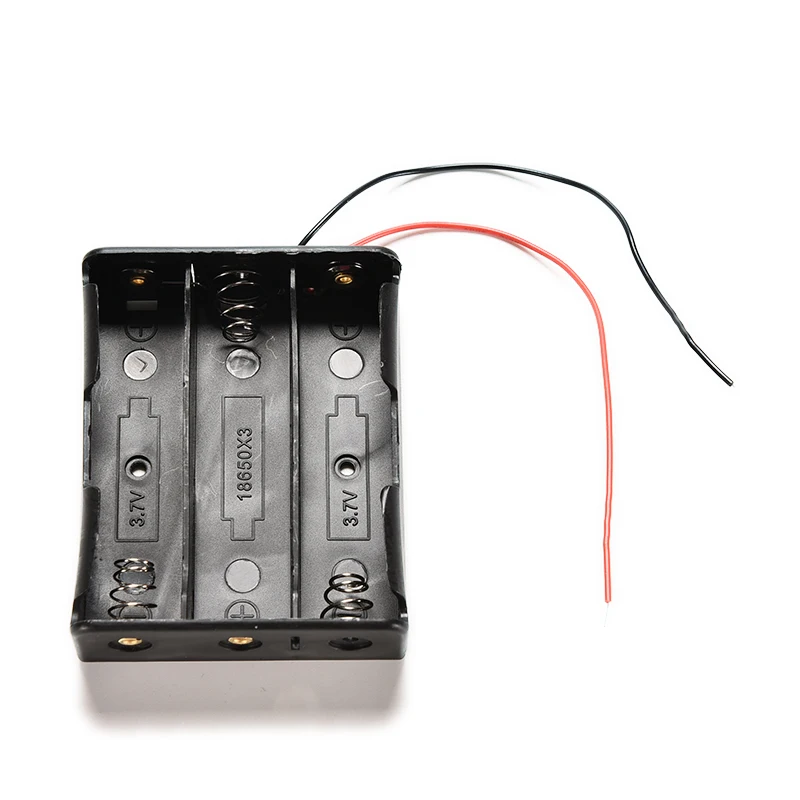 Новинка 1 шт. новый пластиковый чехол для хранения аккумуляторов 3x18650 держатель 3 7