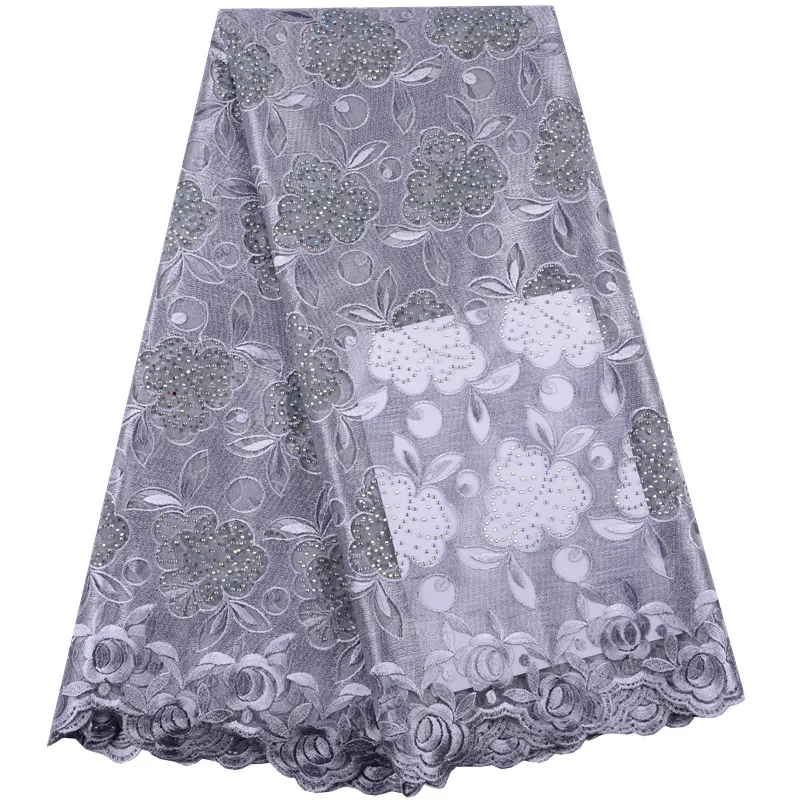 

African Lace Fabric 2019 High Quality Lace Tulle Lace Fabric Wholesale Price Nigerian Lace Fabrics For Party Dress F1512