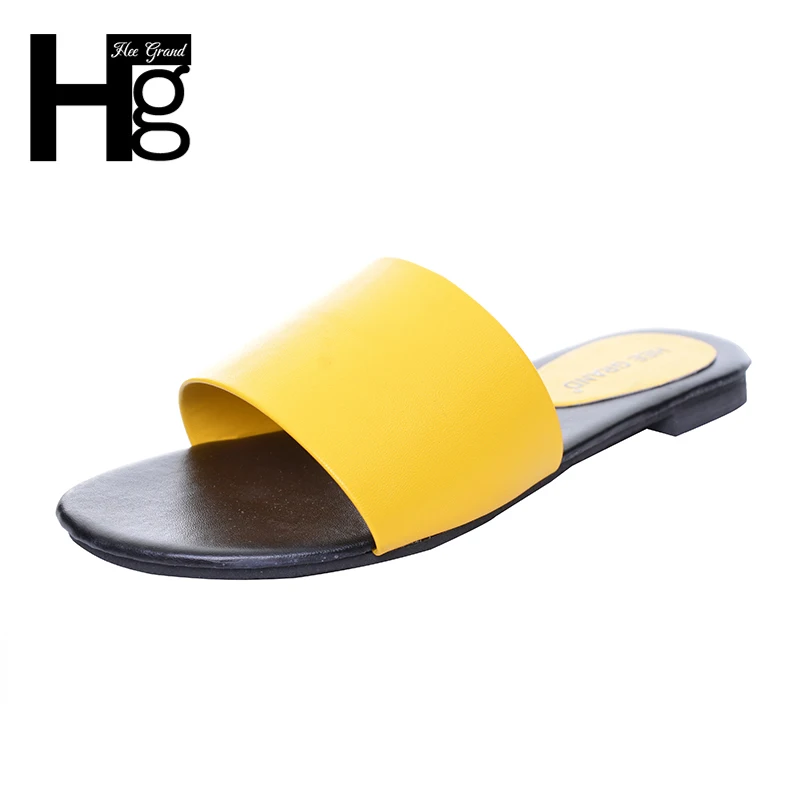 HEE GRAND/женские шлепанцы яркие цвета коллекция 2017 года Летние Стильные