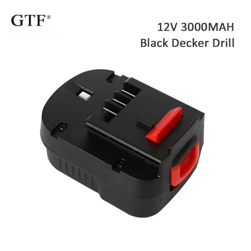 12V 3000 мА/ч металл гидридных или никель инструмент Батарея для BLACK&DECKER