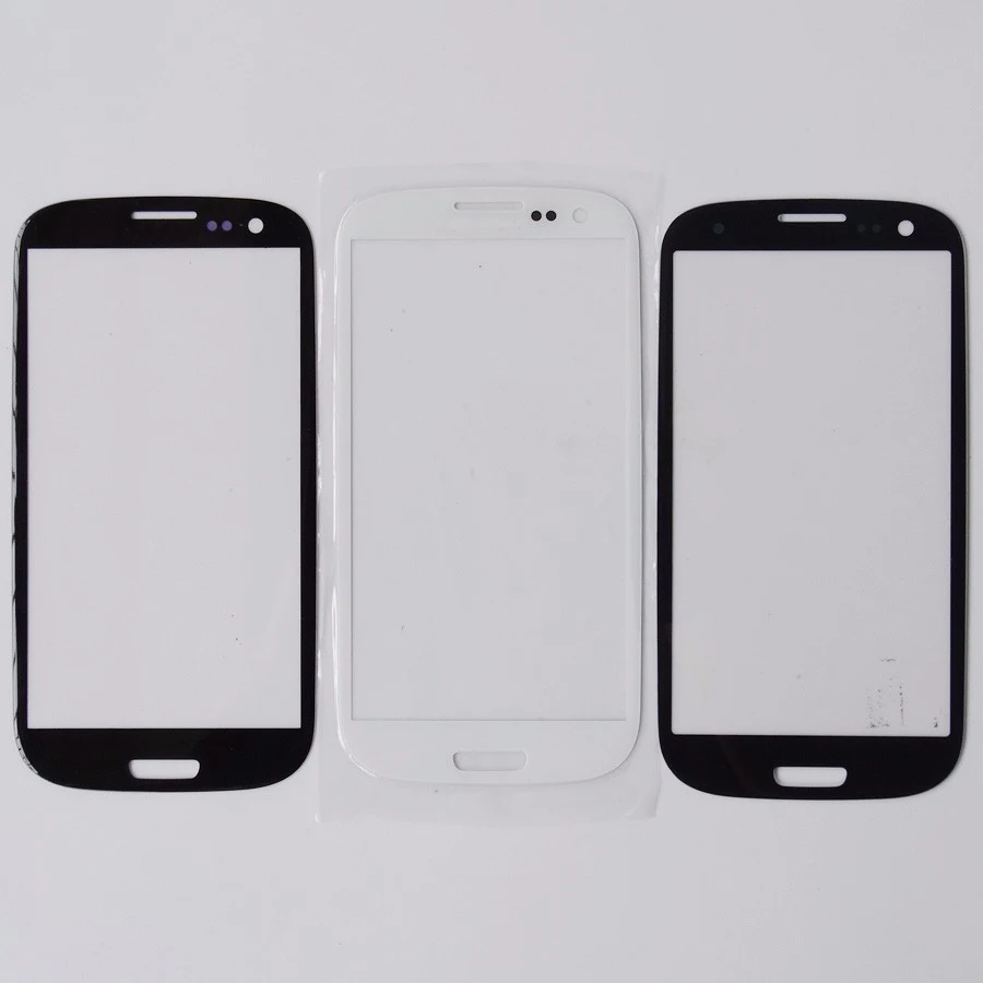 Цвет: черный синий белый внешнее стекло для Samsung Galaxy S3 i9300 9300i сенсорный ЖК-экран