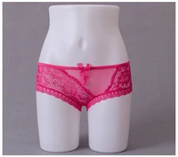 unbreakable plastic white half body female mannequin torso for ladies underwear display