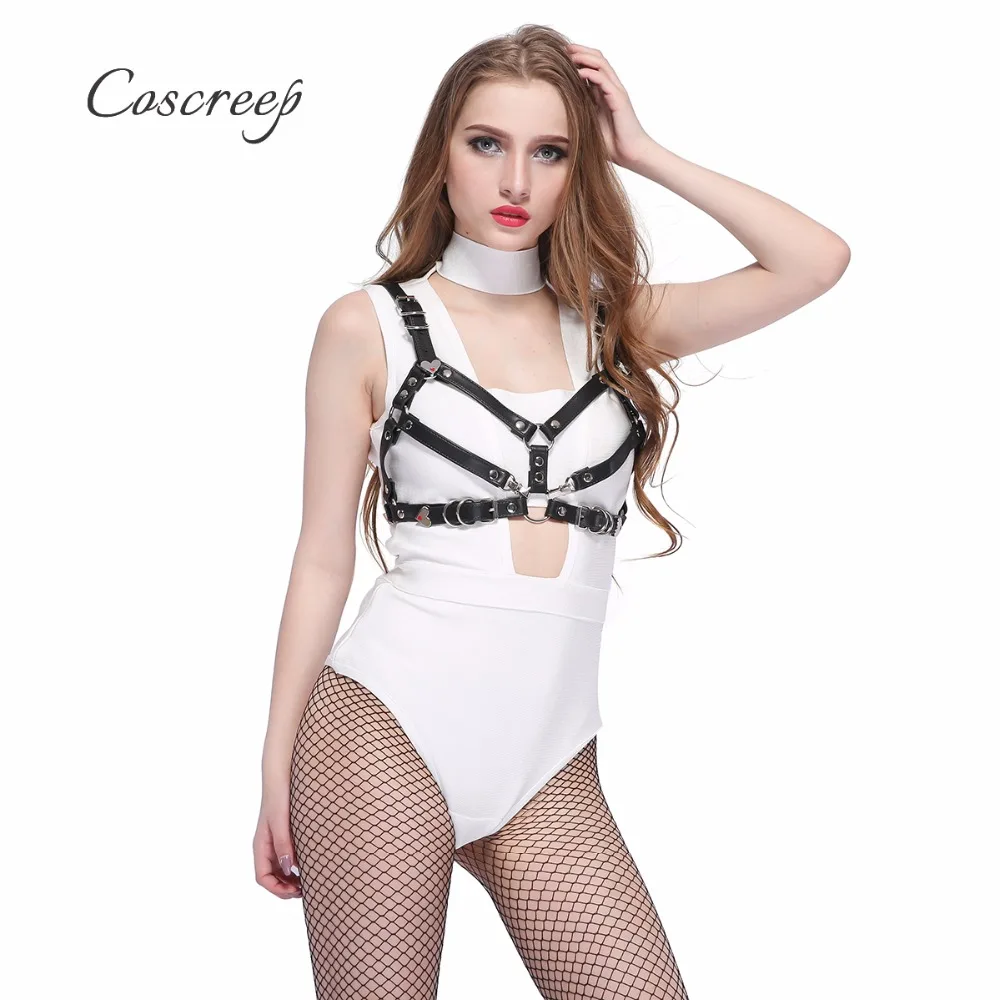 Женский бюстгальтер Coscreepy черная обвязка для тела сексуальное нижнее белье из