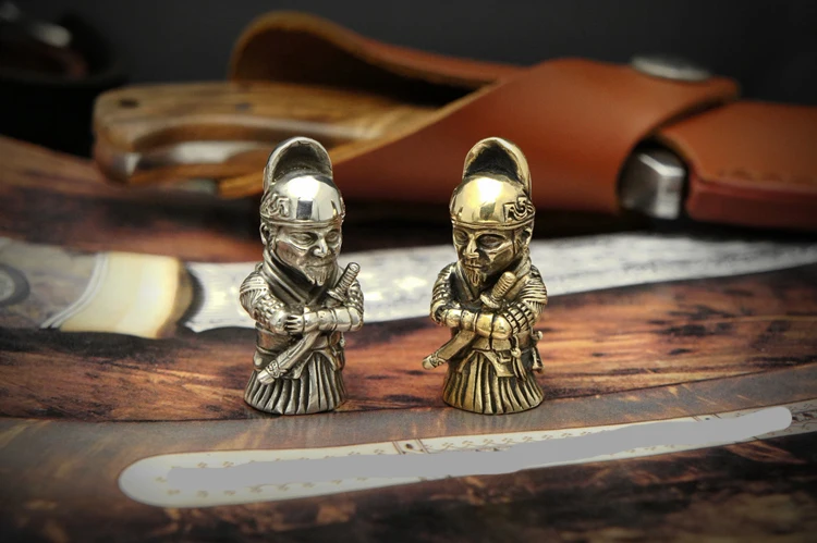 EDC тибетский серебряный латунный нож бусины кулон уличный Паракорд DIY украшения тибетский серебряный латунный снаряжение для кемпинга EDC инструменты