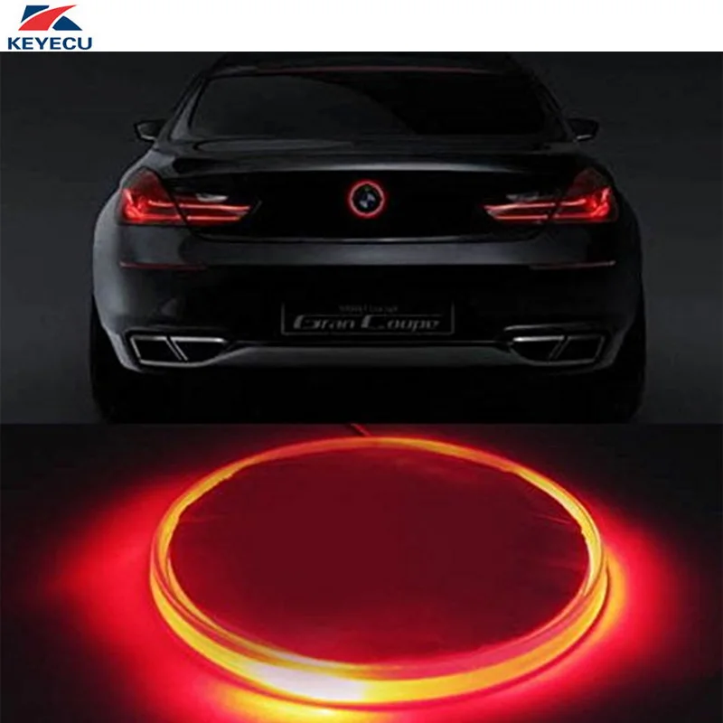 KEYECU 2 шт. белый красный синий 82 мм эмблема светодиодное фоновое освещение для BMW 1 3