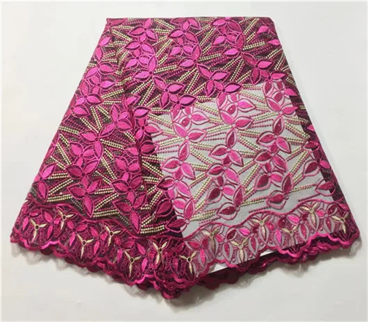Африканский Кружевной Ткани 2018 Вышитые Нигерийские Шнурки Ткань Свадебный