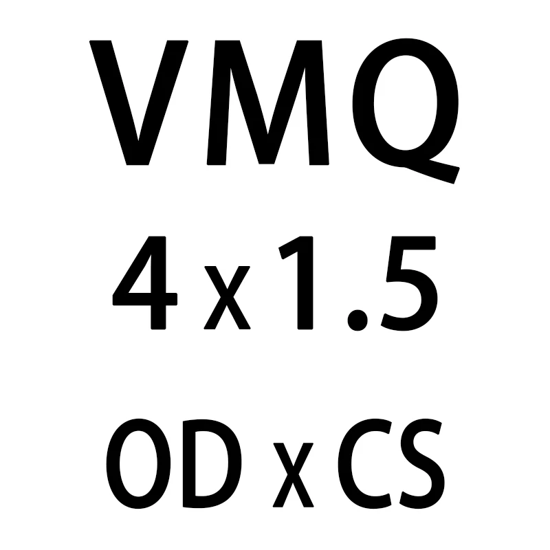 10 шт./лот белые силиконовые уплотнительное кольцо из силикона/VMQ 1,5 мм Толщина OD4/5/6/7/8/9/10/11/12/13 мм уплотнительное кольцо резиновое уплотнительное кольцо шайба - Цвет: OD4mm