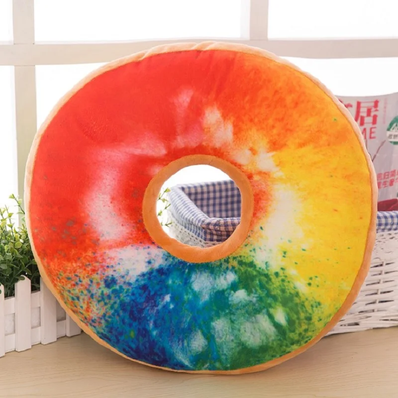 40cm multi-purpose Creative lovely donuts pillow delicious plush toys interesting cushion Birthday present Mother's day gift | Игрушки и