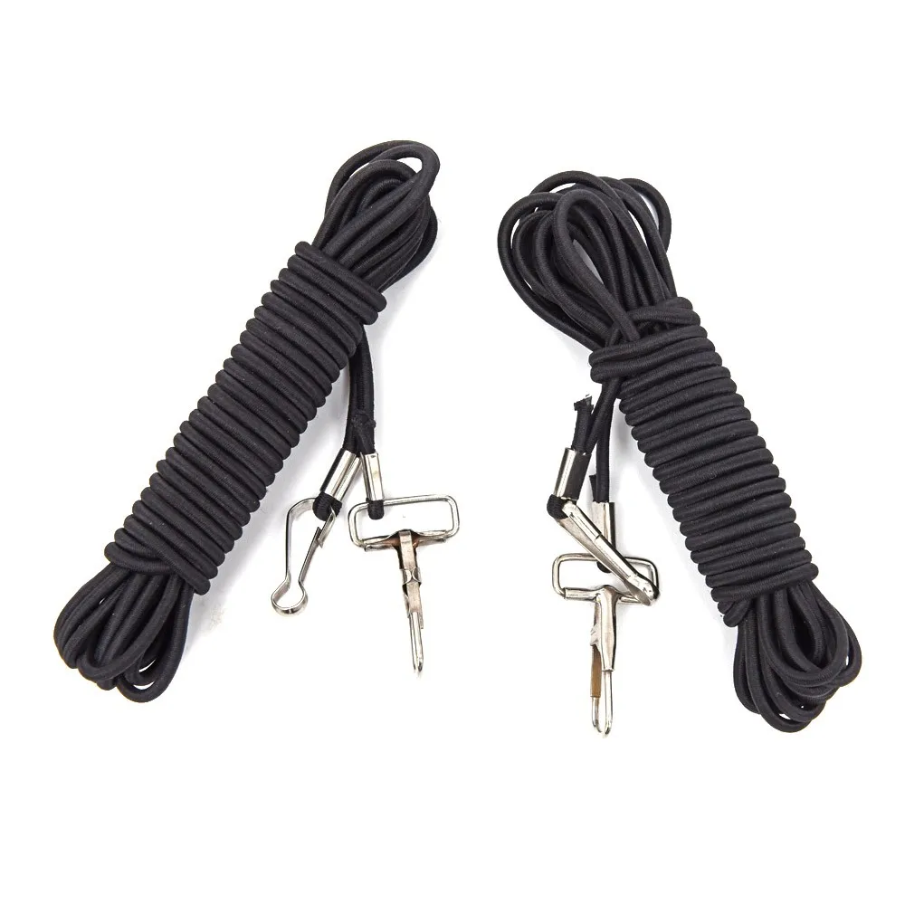 2Pcs 5m Fish Missed Rope Pole Rod Protector Elastic Rubber Line Fishing Tackle Tool | Спорт и развлечения