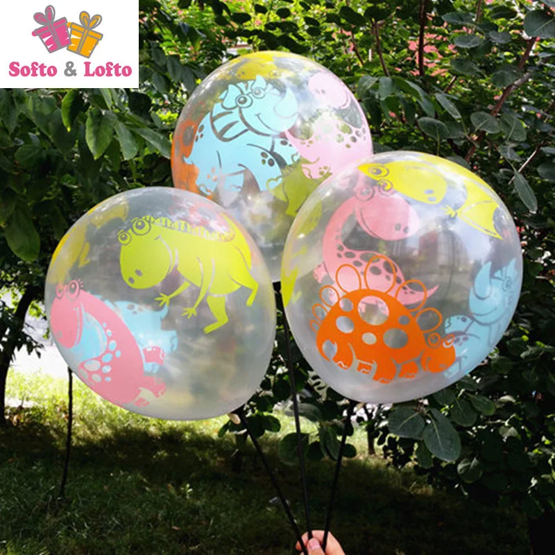 10 шт. прозрачные надувные шары динозавр Рекс 30 см|party supplies|party supplies boyparty party |