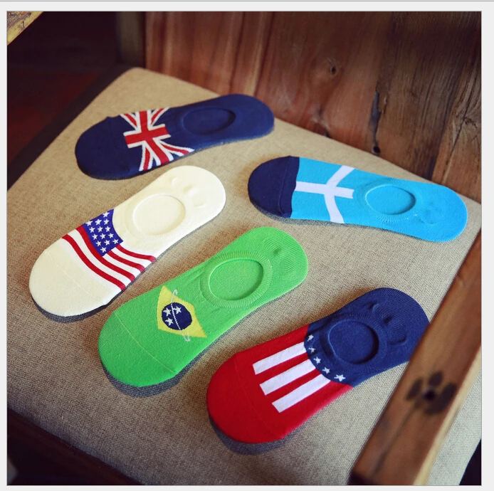 5 цветов Теплые удобные хлопковые женские носки для девочек нижние невидимые