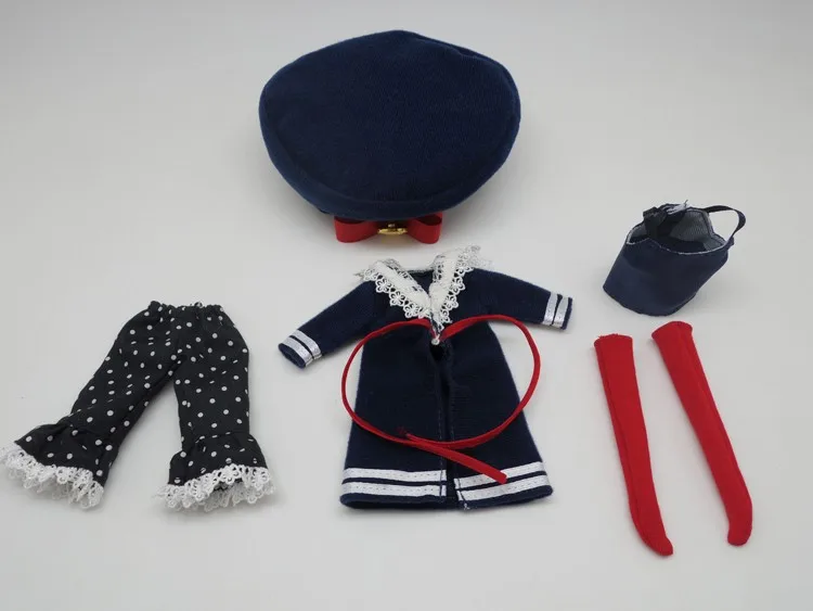 Темно костюмы доступна для Блит куклы азон licca чол 1/6 одежды аксессуары|dolls
