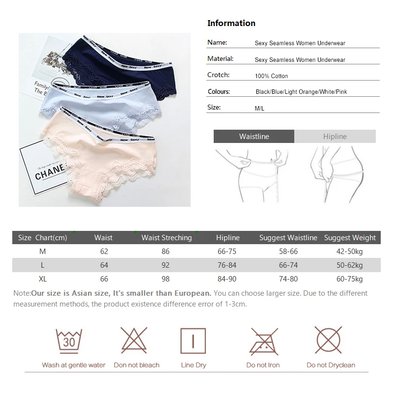 Женские хлопковые бесшовные пикантные трусики женское нижнее белье дышащие
