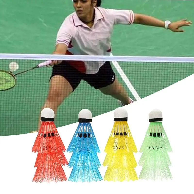

12pcs/set Portable Colorful Badminton Plastic Training Badminton Ball Outdoor Sports Activities Supplies