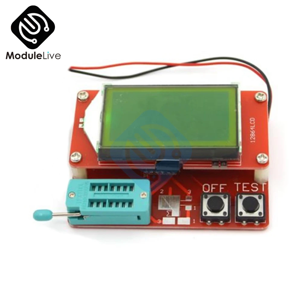 LCR T5 ATmega328 микроконтроллер транзисторный диодный Тестер Цифровой 12864 ЖК дисплей