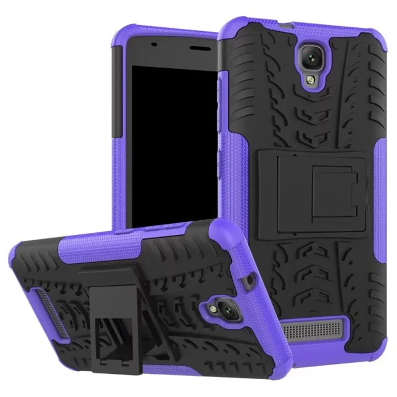 Сверхпрочный защитный чехол из ТПУ+ поликарбоната для zte Blade L5 V6plus V9 L110 A520 POP4S чехол с подставкой защитный чехол двойной цвет ударопрочный чехол