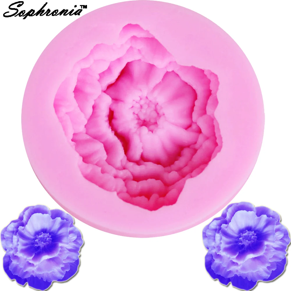 Sophronia Дейзи FlowersCandle формы мыла прессформы Кухня выпечки смолы силиконовые