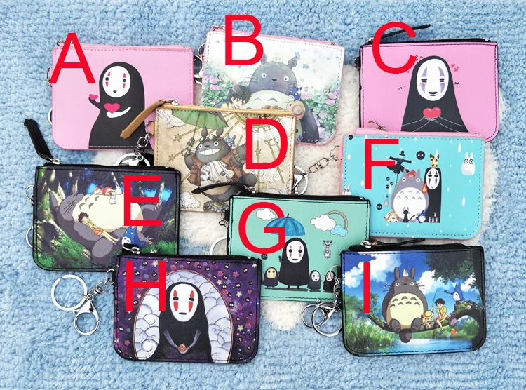 Кошелек из искусственной кожи с мультяшным рисунком Тоторо мини кошелек для