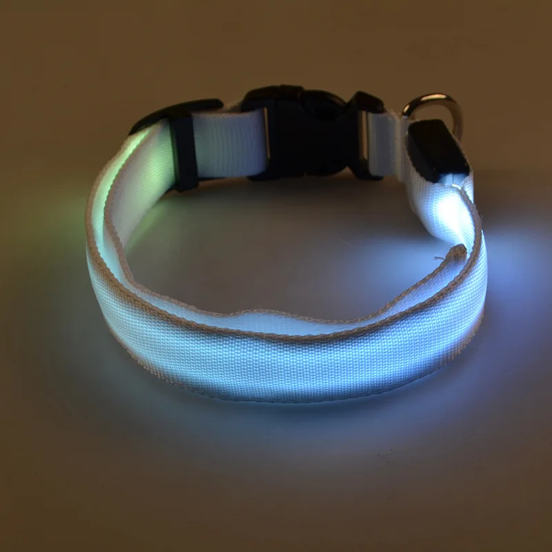 Светодиодный ошейник для собак плюшевый поводок милые ошейники домашних