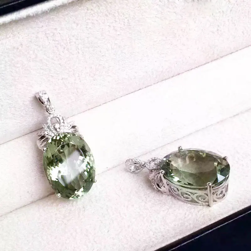 Женское кольцо с натуральным аметистом CSJ серебряное ювелирное изделие в