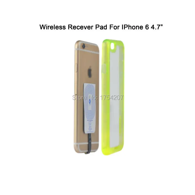 For IPhone 6 Ultra-thin Qi Standard Wireless Charger Receiver Charging Pad 4.7&quot | Мобильные телефоны и аксессуары