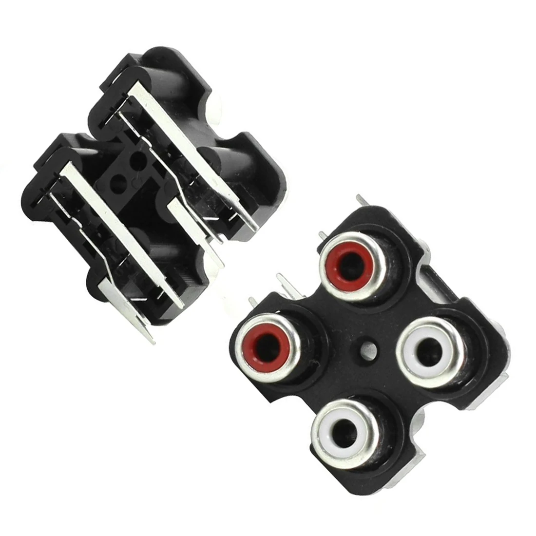 2 шт. монтажное гнездо для печатной платы A/V 4RCA|socket jack|jack a jack2 jack |