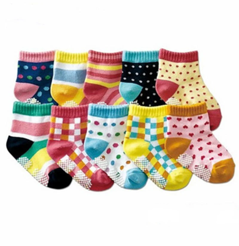 

Anyongzu Cartoon Baby socks 20pc=10pairs baby socks anti slip character cotton socks novelty gifts for baby boy and girl