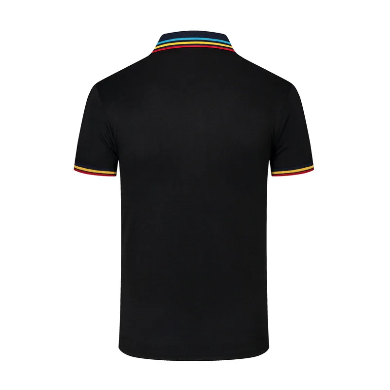 Мужские рубашки поло 2018 мужские цветные модные повседневные приталенные летние