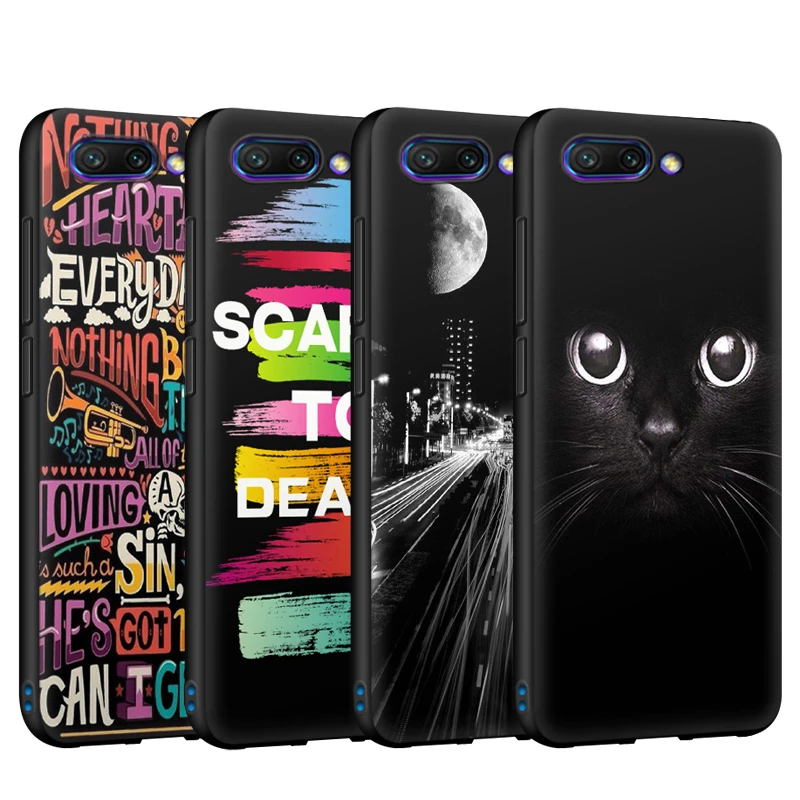 Мягкий силиконовый чехол EiiMoo для Honor 10 Lite задняя крышка телефона с милым