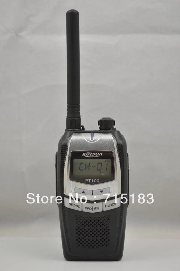 Kirisun PT100 UHF 400 470 МГц 3 Вт 99 каналов профессиональная Коммерческая Любительская