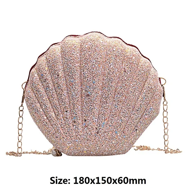 Type D PU Pink Женские сумки на плечо с цепочкой, одноцветные, новинка, маленькие сумки через плечо из ПВХ, женские сумки через плечо - Цвет: Type D PU Pink