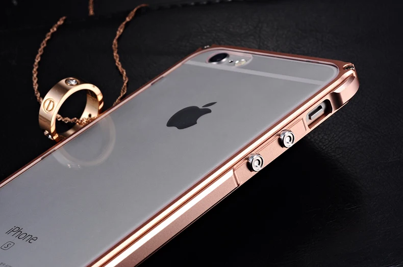Металлический бампер чехол для iphone 8 чехол Алюминий Рамка для iphone 8 7 Плюс Прозрачный задняя крышка Coque для iphone 7 металл пластмасс случае