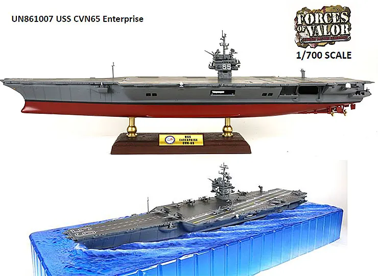 FOV 1/700 масштаб USS предприятие CVN-65 авианосец литой металлический военный корабль модель игрушки для коллекции, подарок