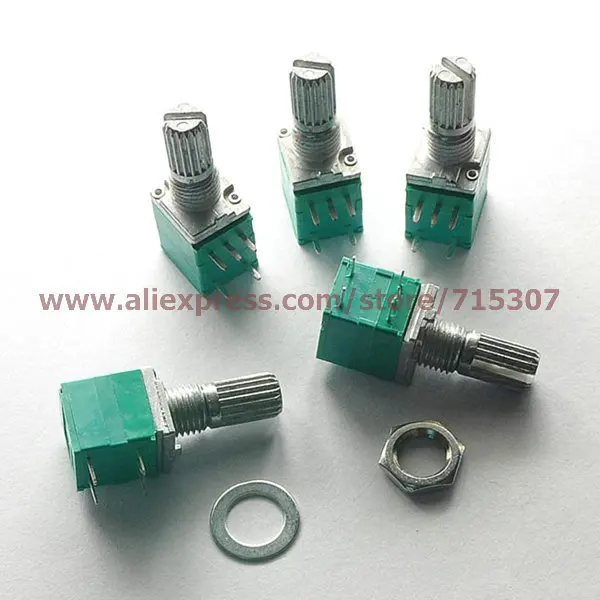 PHISCALE 10 шт. одиночный линейный роторный/уплотнительный/потенциометры усилителя с