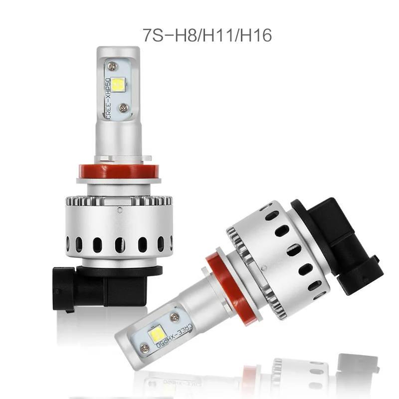 LDDCZENGHUITEC Автомобильные светодиодные фары 7S led cree chip DC12V DC24V H8/11/16|car headlight|car ledled headlight