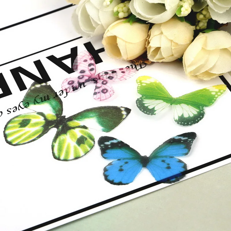 Лидер продаж подвеска в виде бабочки из пряжи марлевые крылья кулон разные цвета