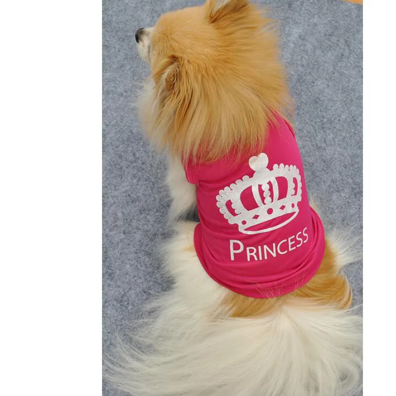Новое поступление одежда для домашних животных модная жилетка принцессы собак и