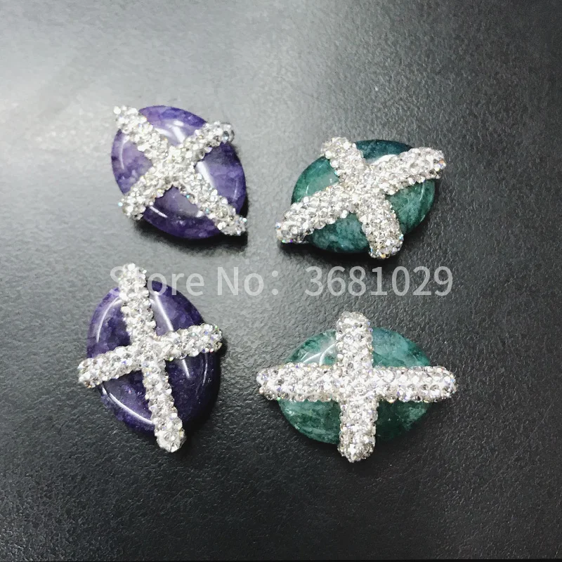 Handmade inlaid water droplet shaped beads exquisite female handmade jewelry gifts | Украшения и аксессуары