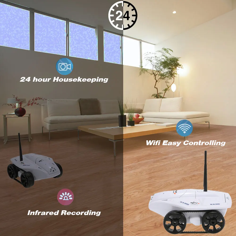 Интеллектуальный WIFI FPV i шпионский Танк фотоаппарат диагональю 777 325 WiFi