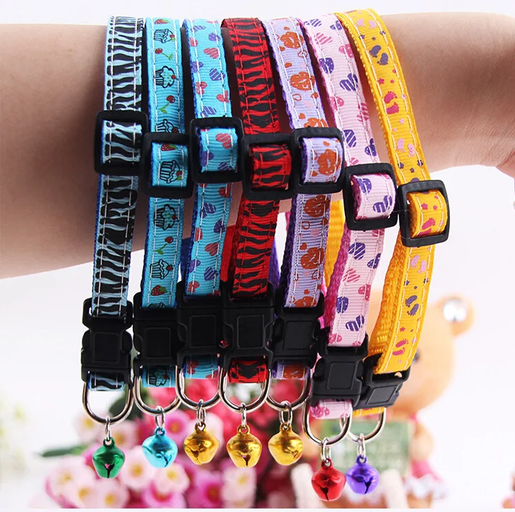 Маленький ошейник для собак кошек щенков нейлоновый поводок питомца собаки