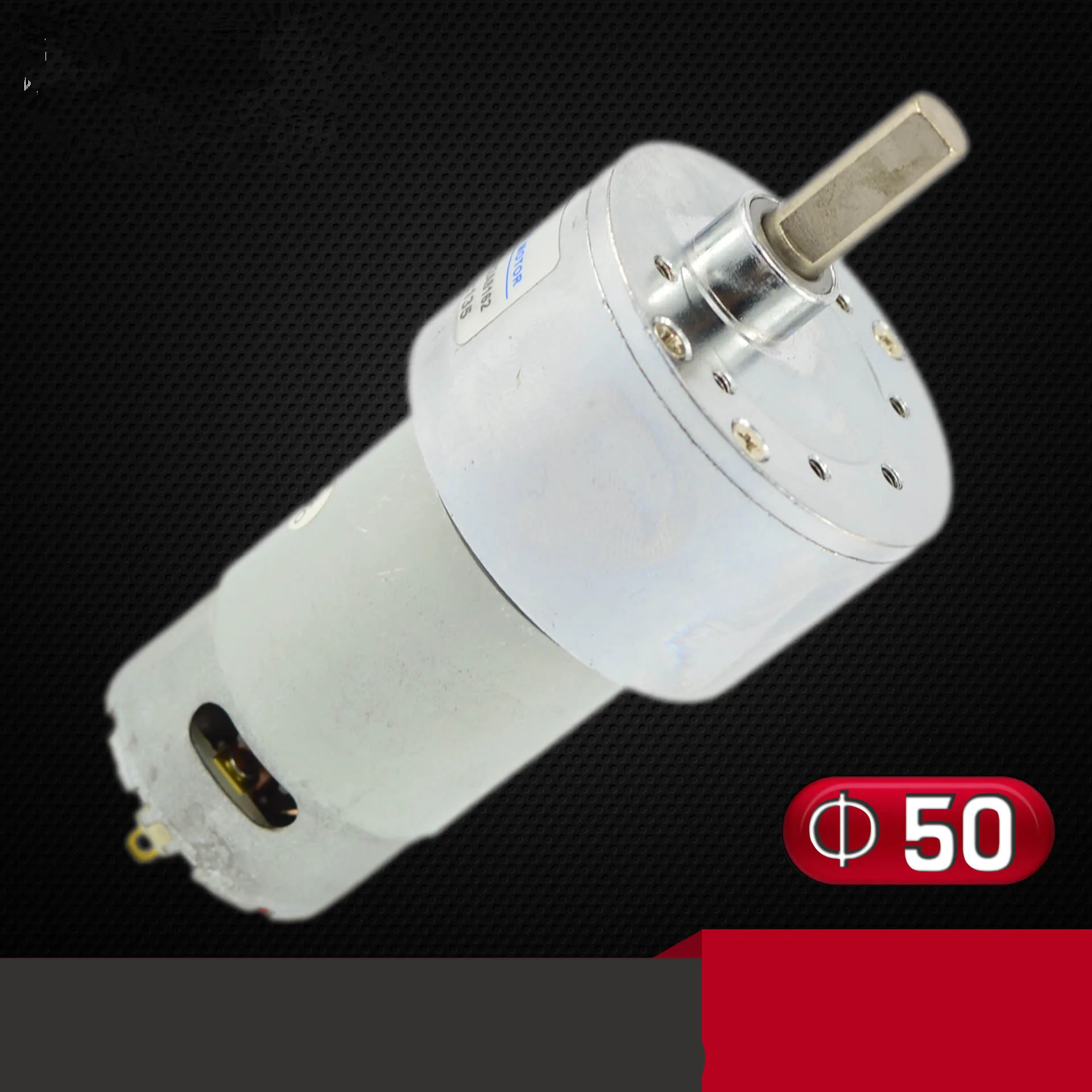 

ZGB50RH Gear Motor 50mm Miniature DC Gear Motor 12V 24V Eccentric Shaft Speed 20RPM 50RPM 135RPM