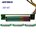 Мини-усилитель AIYIMA, двойной, 12 уровневый индикатор, измеритель стереозвука, плата регулировки скорости, с Режим АРУ наборами для самостоятельной сборки