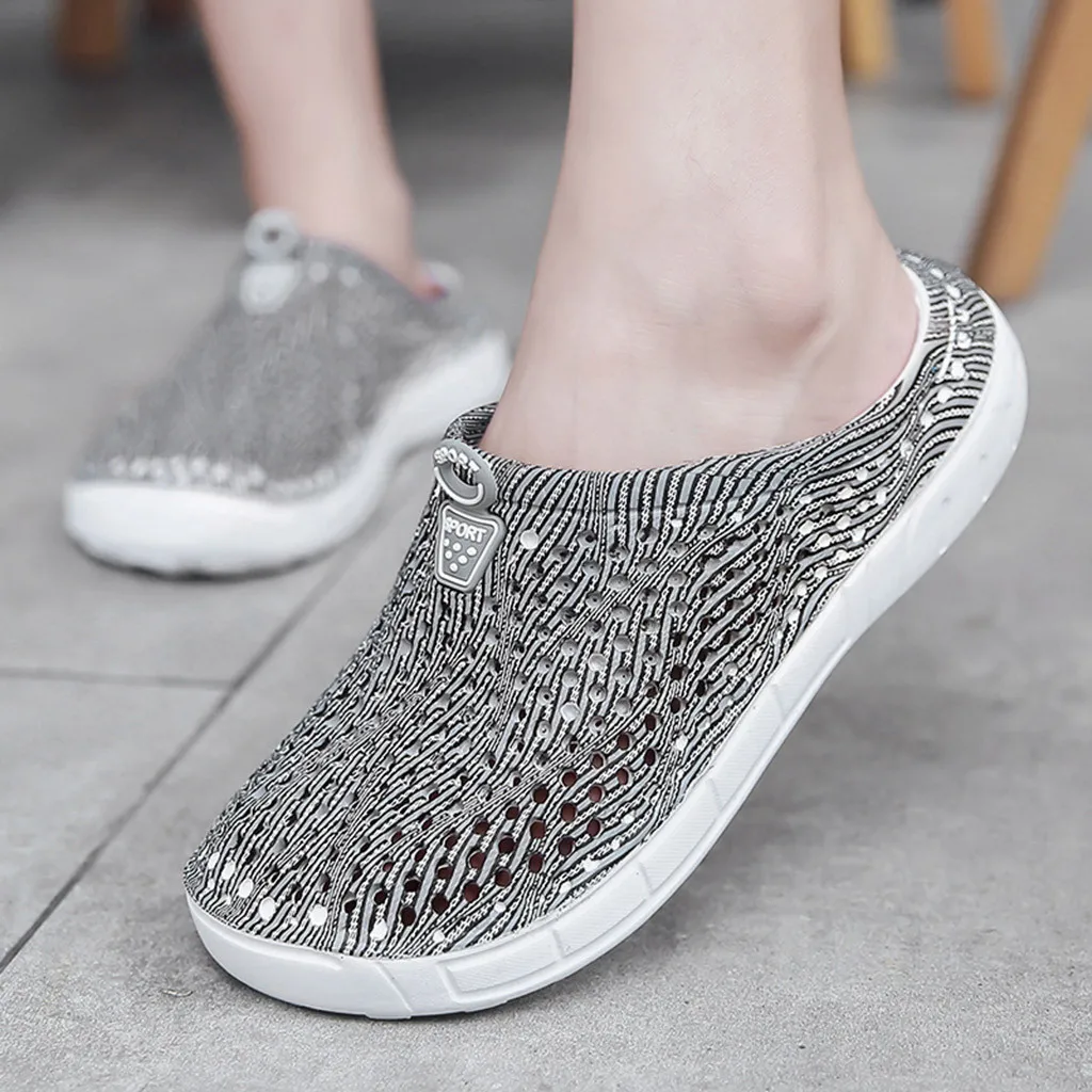 Женские сандалии женские пляжные Повседневные Дышащие тапочки с перфорацией